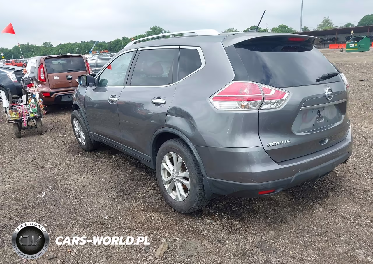 2015 Nissan Rogue Sv VIN:KNMAT2MTXFP520136 - 3