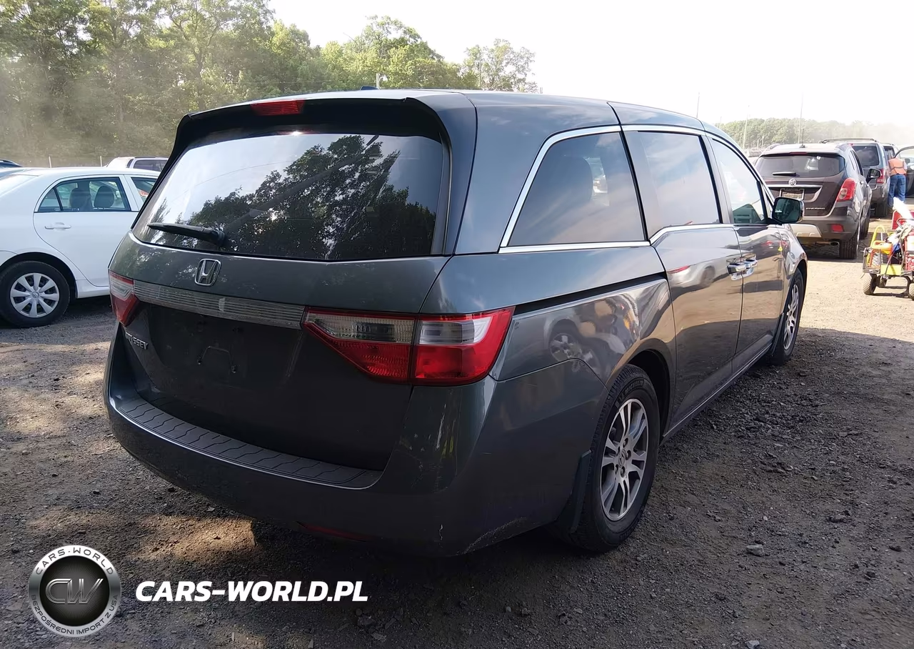 2012 Honda Odyssey Ex-L VIN:5FNRL5H65CB129989 - 4