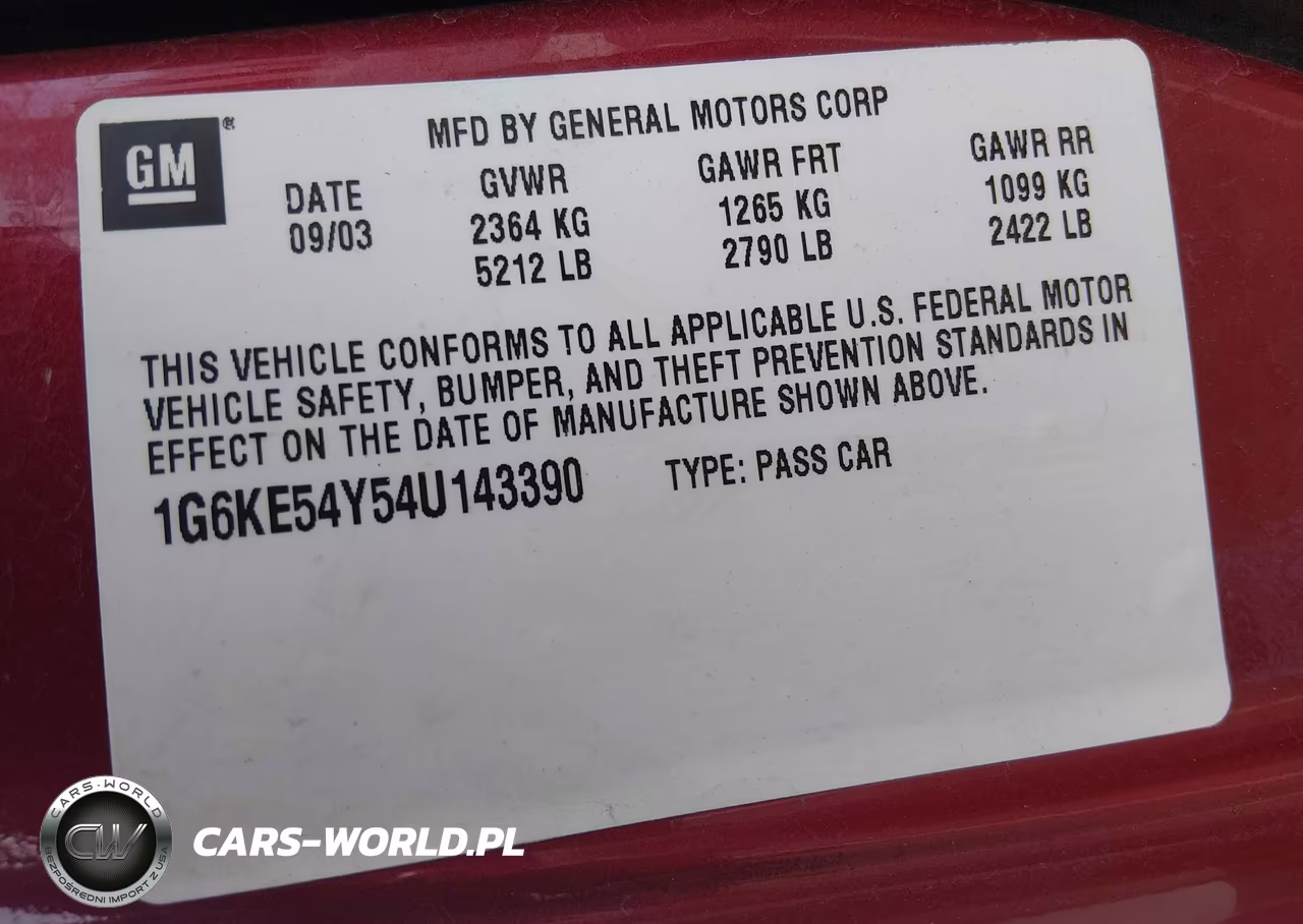 2004 Cadillac Deville Dhs VIN:1G6KE54Y54U143390 - 9