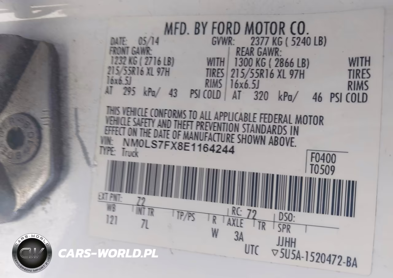 2014 Ford Transit Connect Xlt VIN:NM0LS7FX8E1164244 - 9