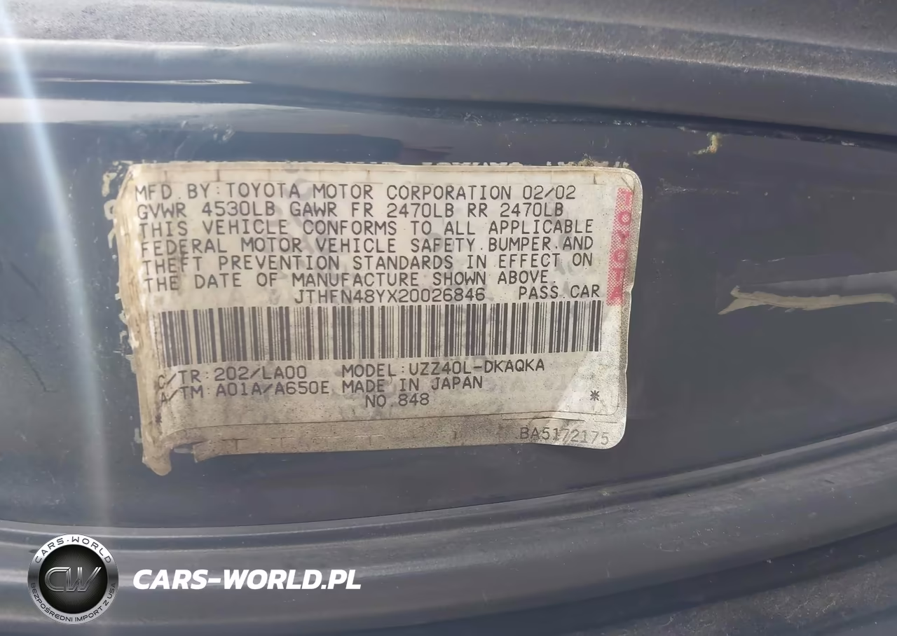 2002 Lexus Sc 430 VIN:JTHFN48Y520034949 - 9
