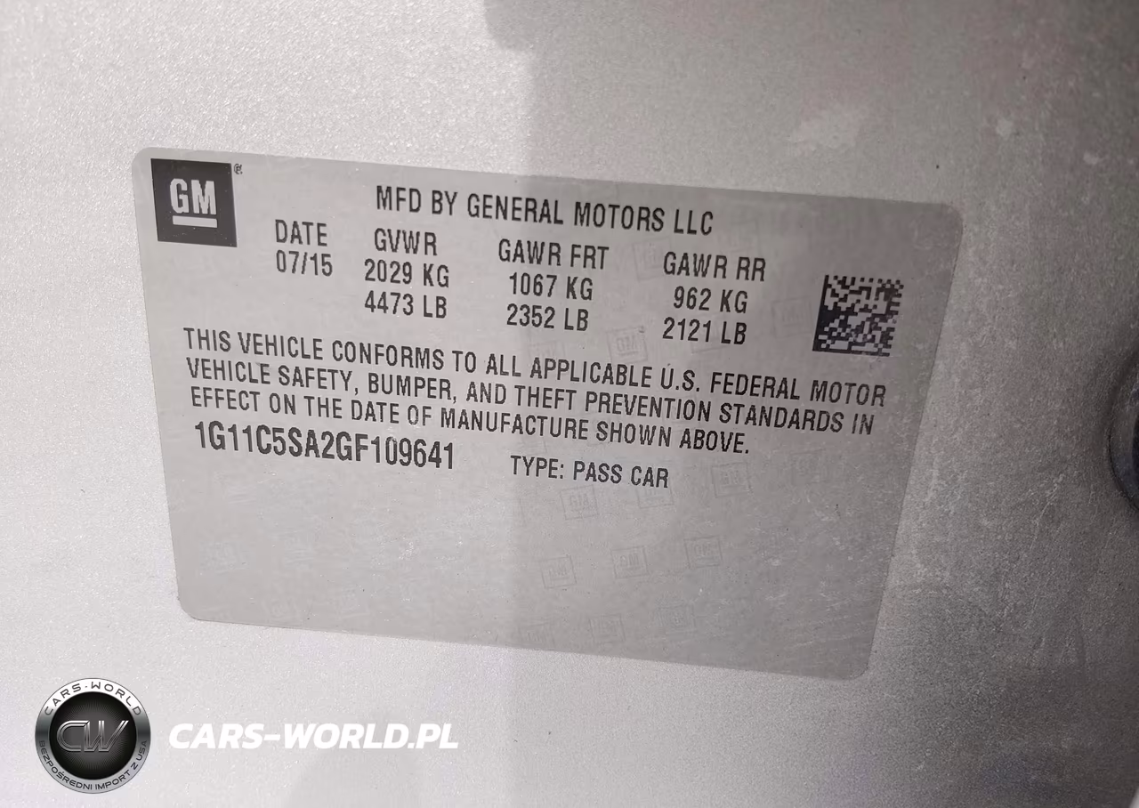 2016 Chevrolet Malibu Limited Lt VIN:1G11C5SA2GF109641 - 9