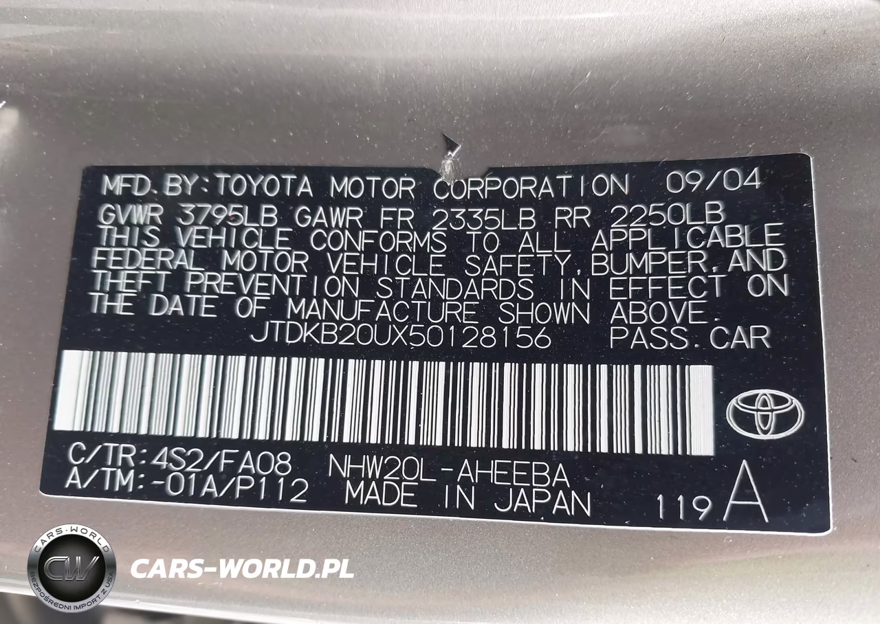 2005 Toyota Prius VIN:JTDKB20UX50128156 - 9