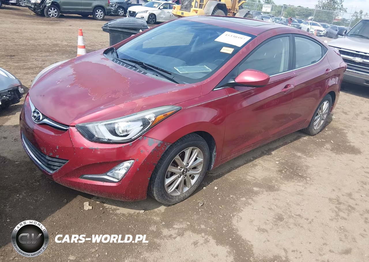 2015 Hyundai Elantra Se VIN:5NPDH4AE6FH557096 - 2