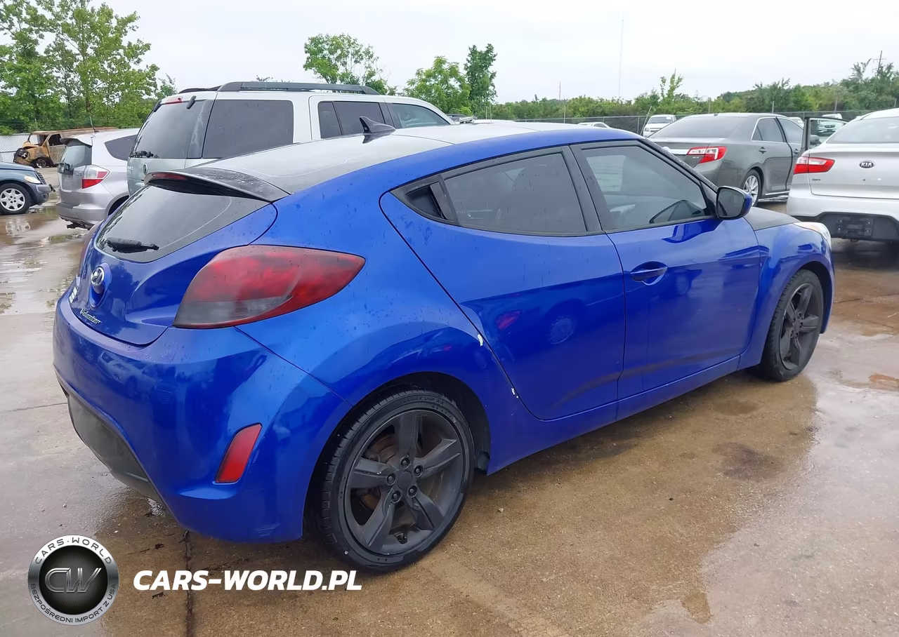 2014 Hyundai Veloster Base W-Black VIN:KMHTC6AD3EU212363 - 4