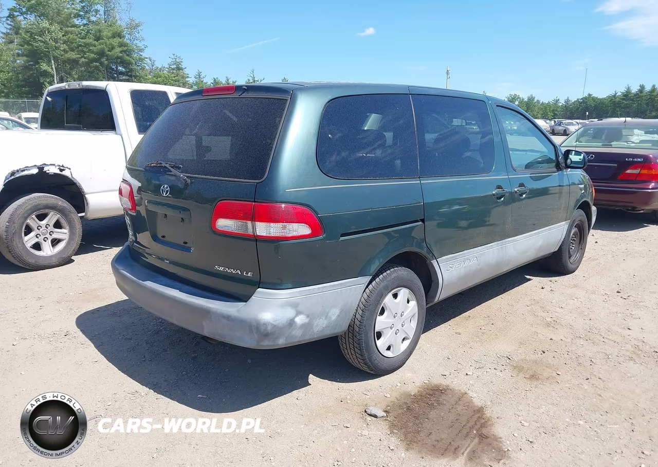 2001 Toyota Sienna Le VIN:4T3ZF13C11U403483 - 4
