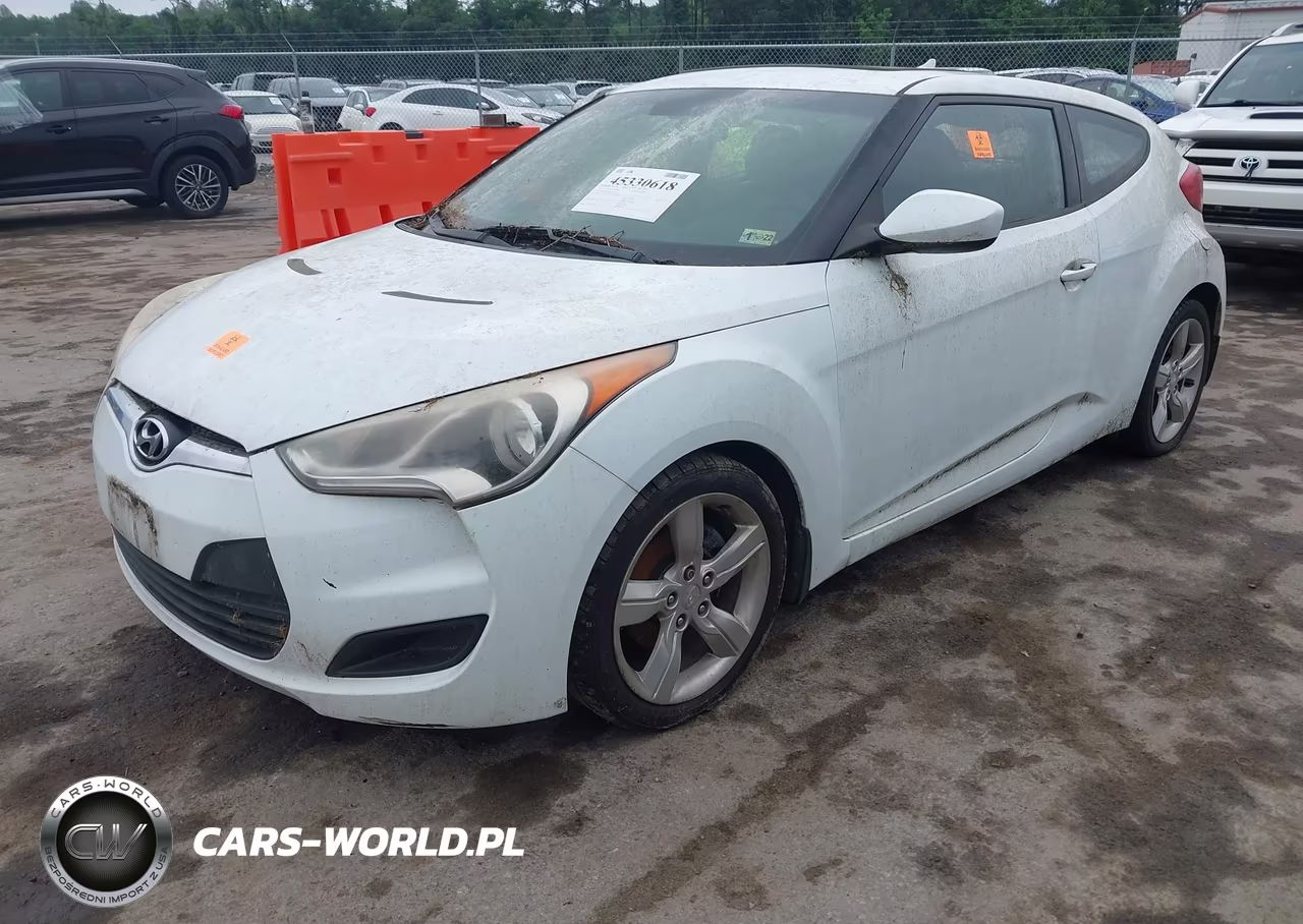 2012 Hyundai Veloster Base W-Gray VIN:KMHTC6AD9CU039767 - 2