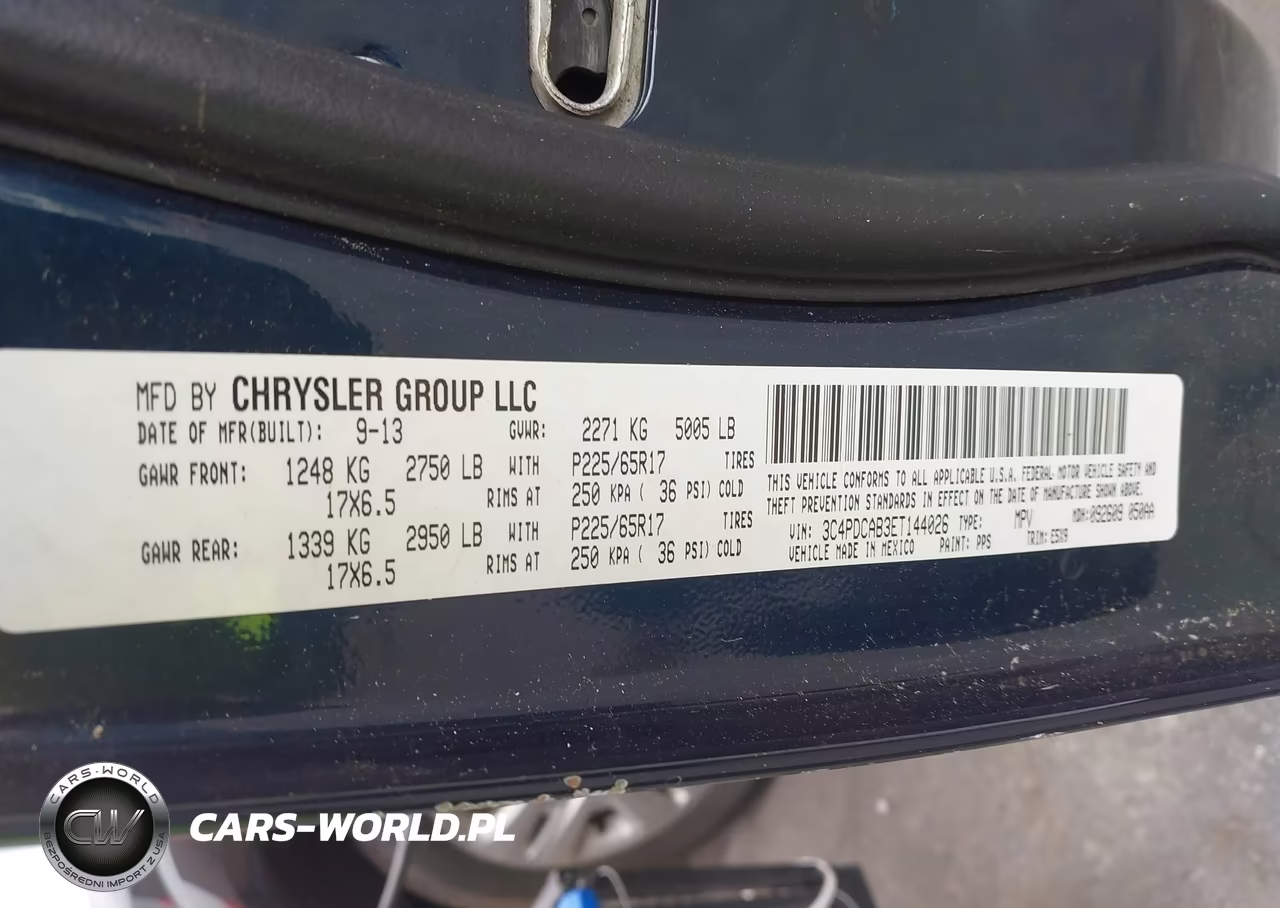 2014 Dodge Journey Se VIN:3C4PDCAB3ET144026 - 9
