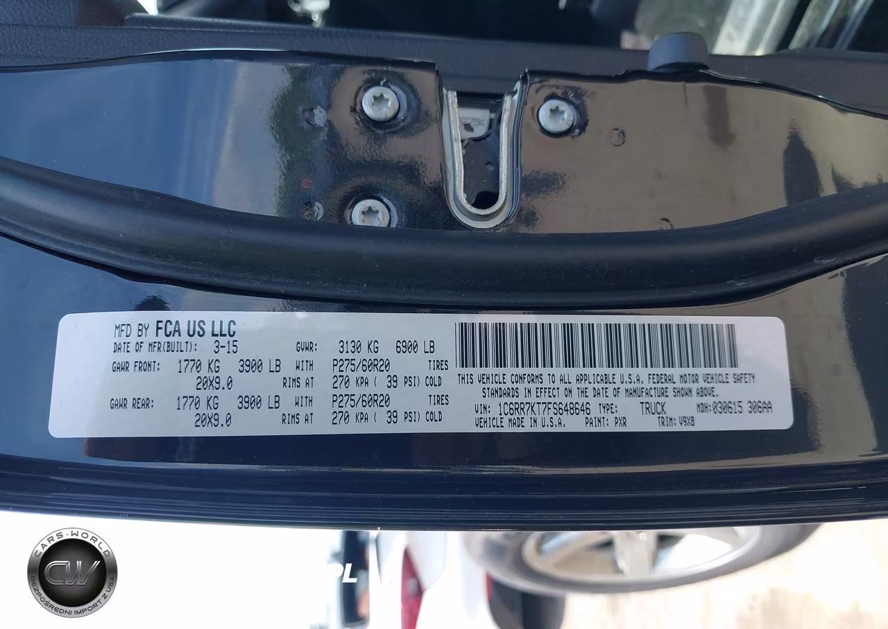 2015 Ram 1500 Express VIN:1C6RR7KT7FS648646 - 9