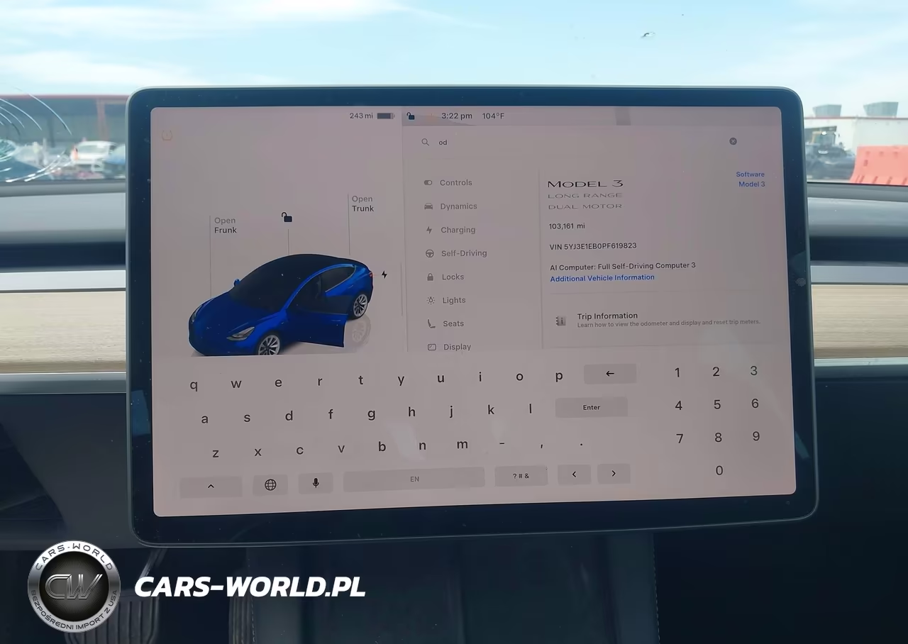 2023 Tesla Model 3 Long Range Dual Motor All-Wheel Drive VIN:5YJ3E1EB0PF619823 - 18