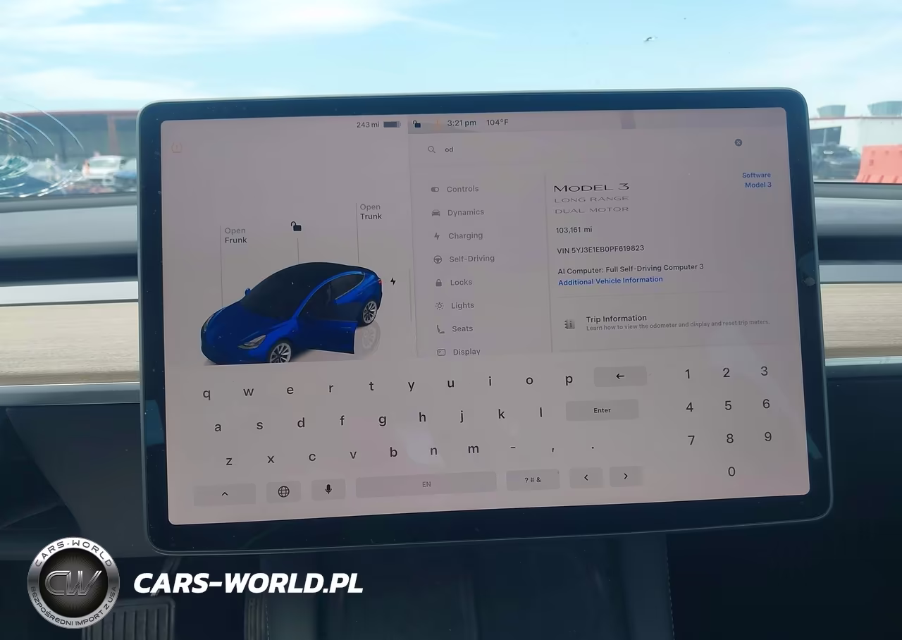 2023 Tesla Model 3 Long Range Dual Motor All-Wheel Drive VIN:5YJ3E1EB0PF619823 - 7