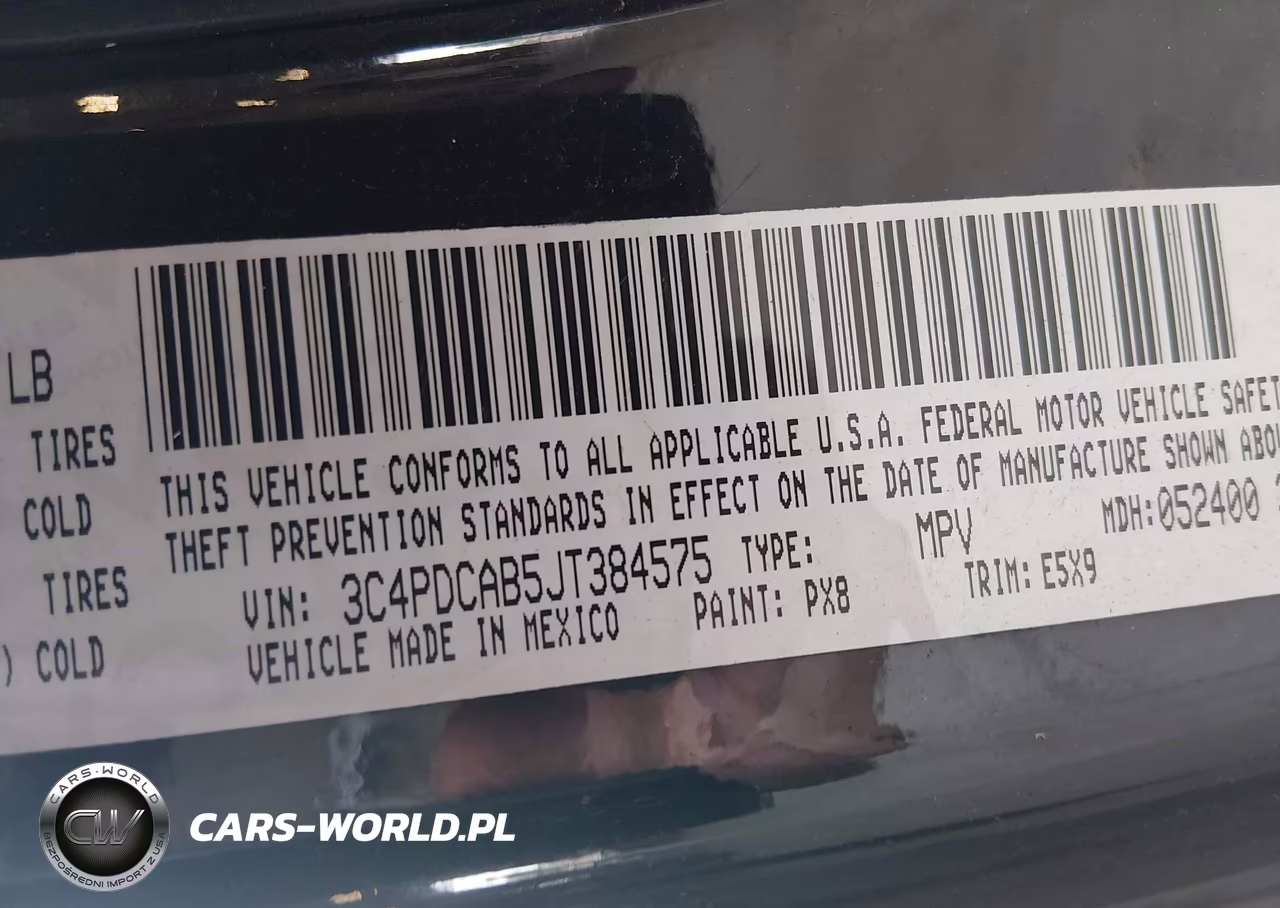 2018 Dodge Journey Se VIN:3C4PDCAB5JT384575 - 9
