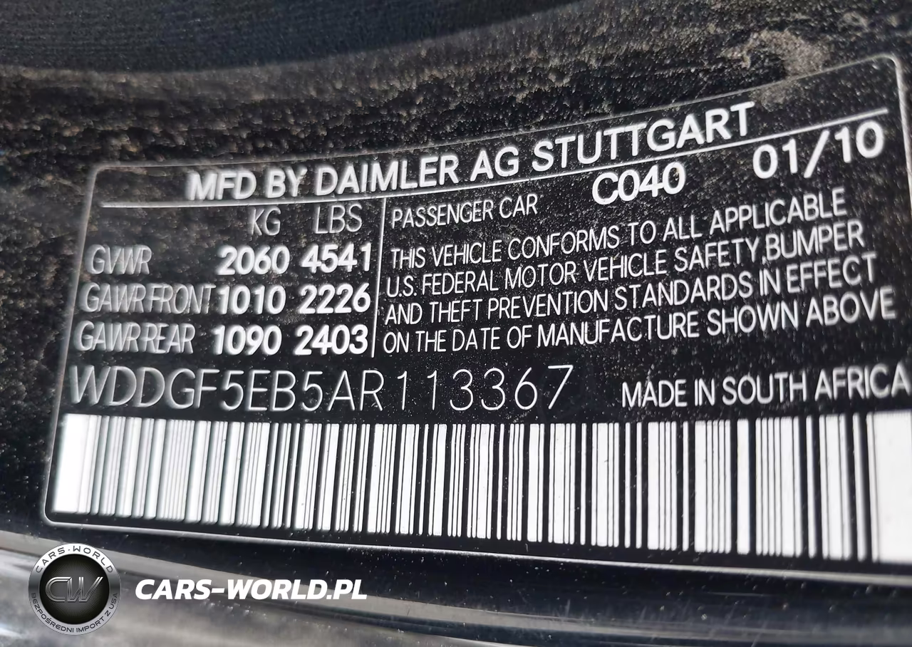 2010 Mercedes-Benz C 300 Sport VIN:WDDGF5EB5AR113367 - 9