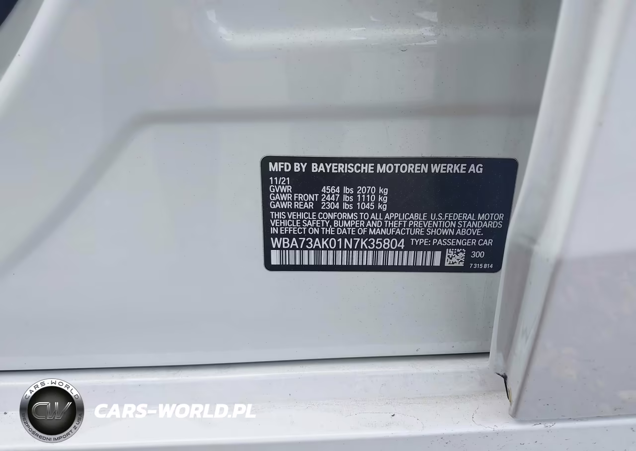 2022 BMW 228 Gran Coupe I xDrive VIN:WBA73AK01N7K35804 - 9