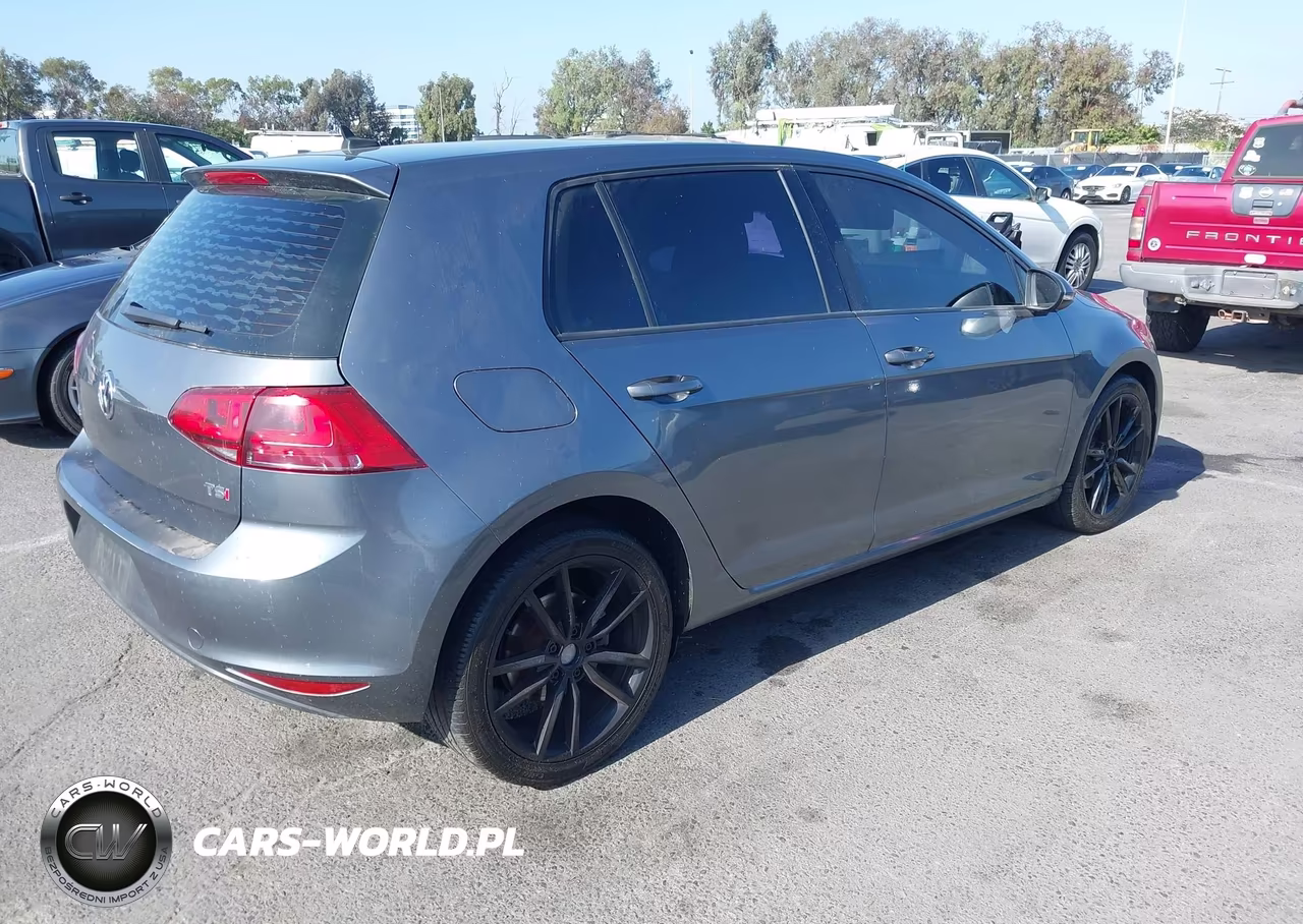 2016 Volkswagen Golf Tsi S 4-Door VIN:3VW217AU6GM033881 - 4