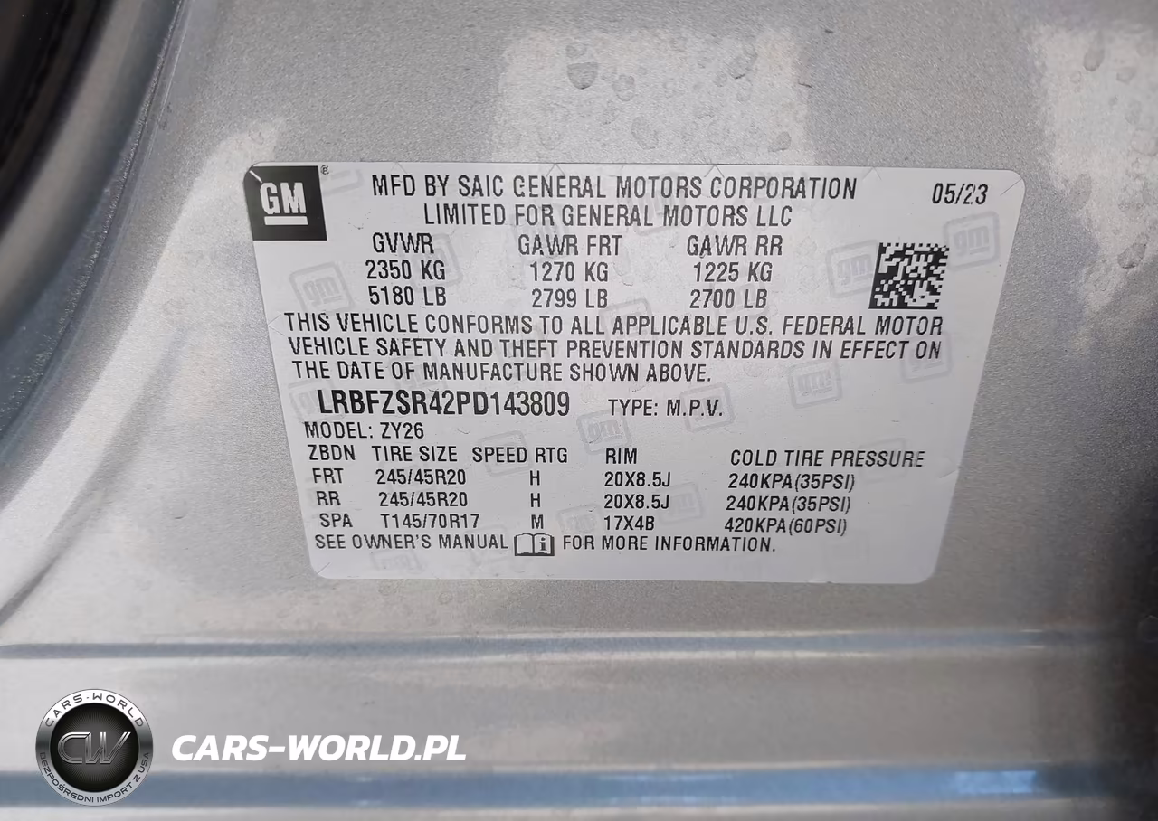 2023 Buick Envision Avenir Awd VIN:LRBFZSR42PD143809 - 9