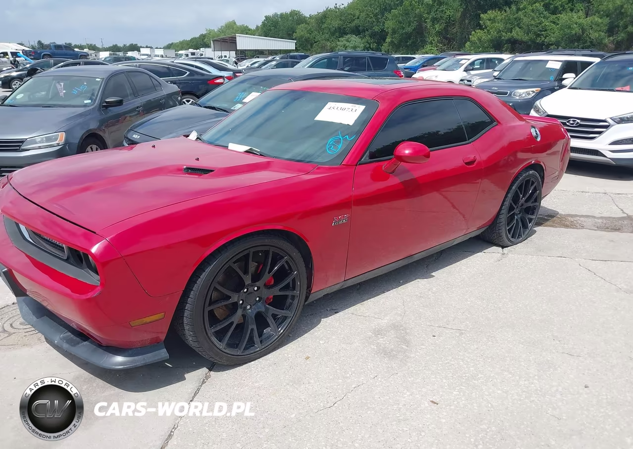 2012 Dodge Challenger Srt8 392 VIN:2C3CDYCJ7CH206795 - 2