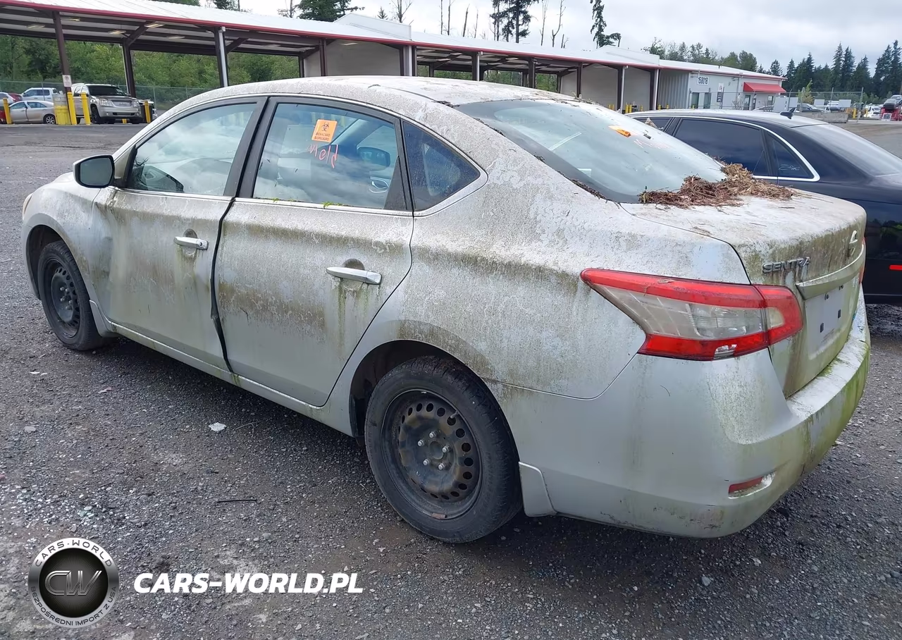 2014 Nissan Sentra Fe+ S-Fe+ Sv-S-Sl-Sr-Sv VIN:3N1AB7AP5EL655450 - 3