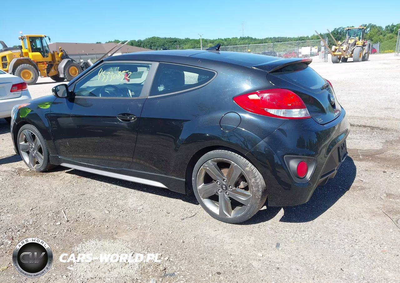2015 Hyundai Veloster Turbo VIN:KMHTC6AE5FU234441 - 3