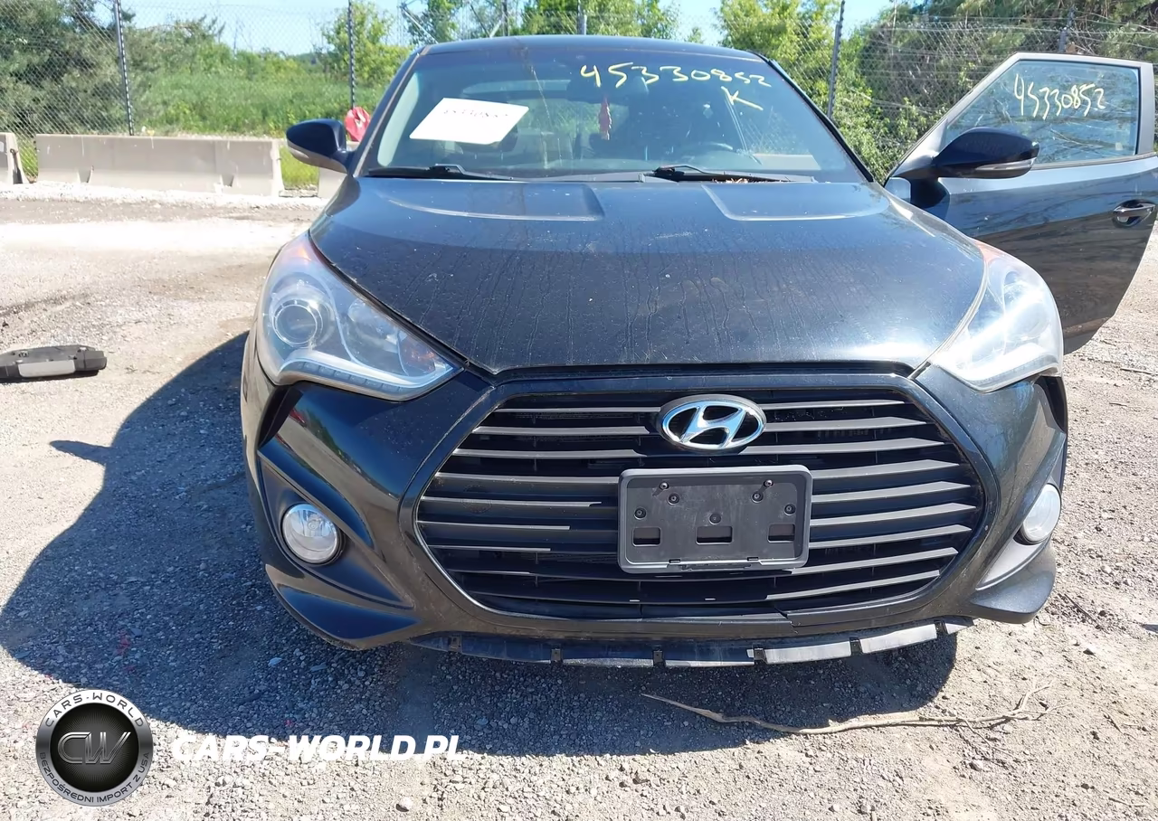 2015 Hyundai Veloster Turbo VIN:KMHTC6AE5FU234441 - 6