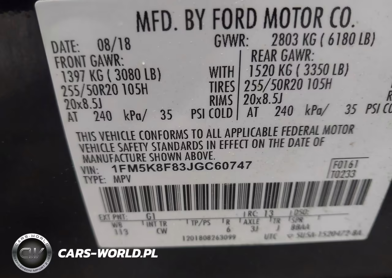 2018 Ford Explorer Limited VIN:1FM5K8F83JGC60747 - 9