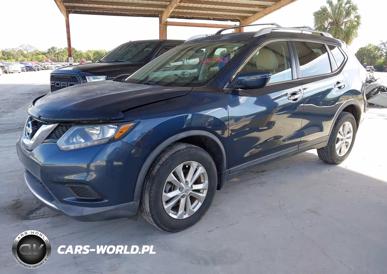 2016 Nissan Rogue Sv VIN:KNMAT2MVXGP681251 - 2