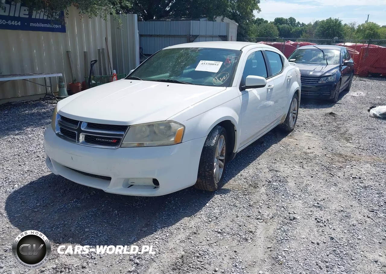 2012 Dodge Avenger Sxt VIN:1C3CDZCB4CN222202 - 2