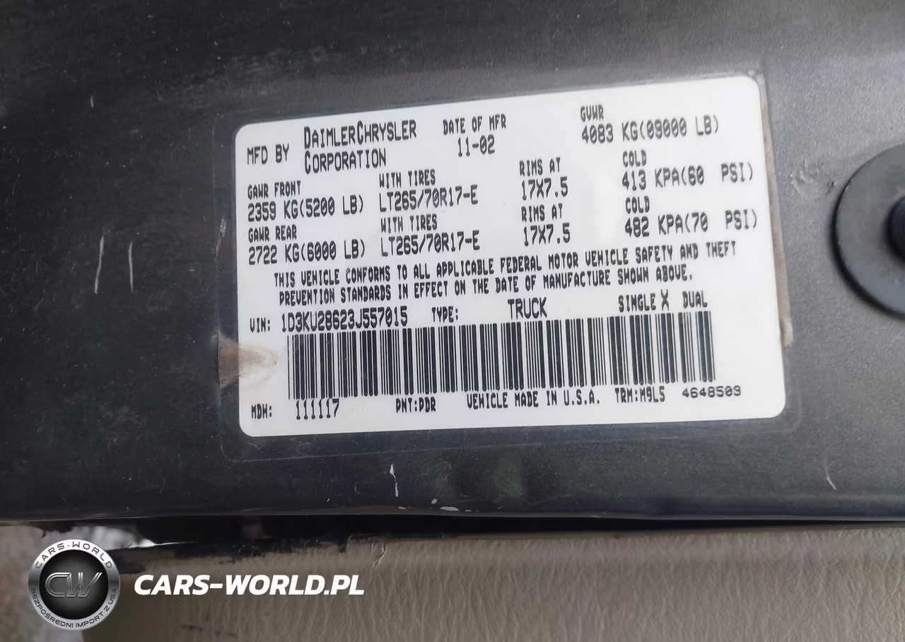 2003 Dodge Ram 2500 Slt-Laramie-St VIN:1D3KU28623J557015 - 9