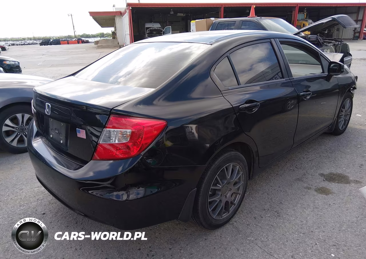2012 Honda Civic Lx VIN:JHMFB2F59CS004901 - 4