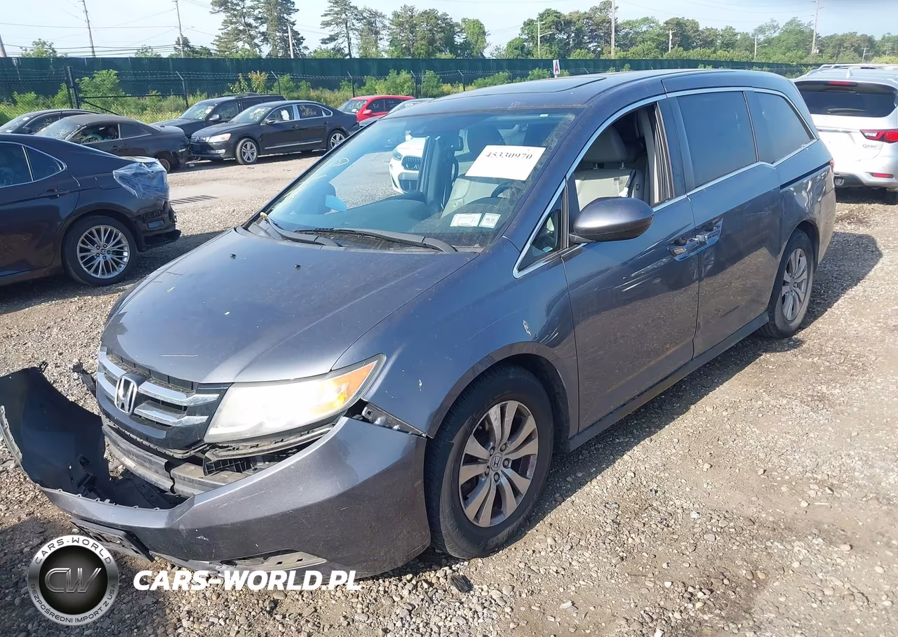2014 Honda Odyssey Ex-L VIN:5FNRL5H65EB073636 - 2