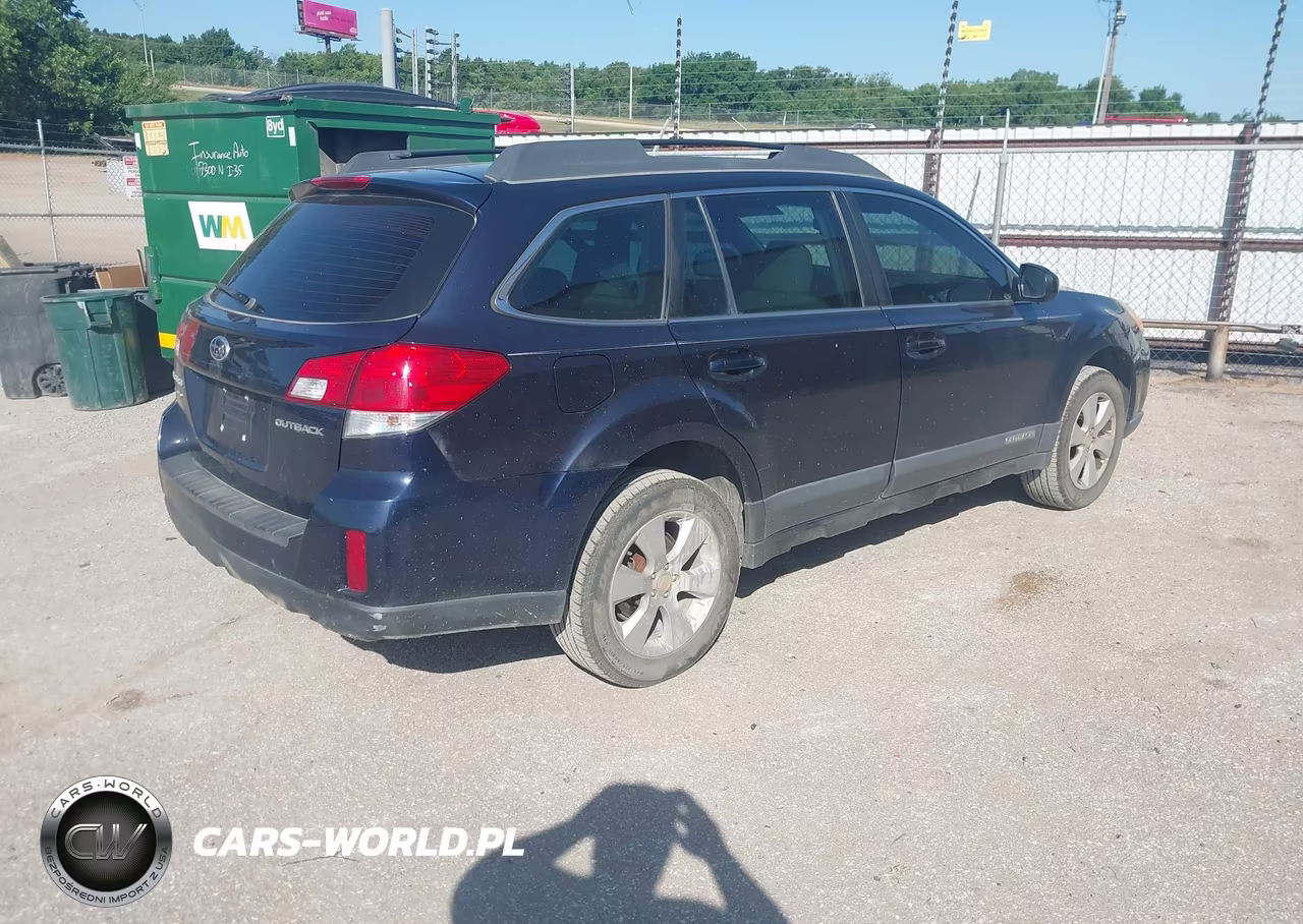 2012 Subaru Outback 2.5I VIN:4S4BRCAC2C3279894 - 4