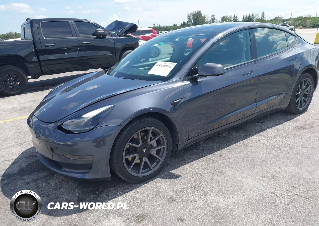 2021 Tesla Model 3 Standard Range Plus Rear-Wheel Drive VIN:5YJ3E1EA3MF095165 - 2