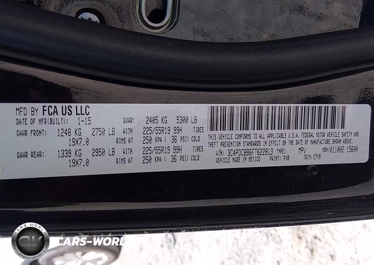2015 Dodge Journey Sxt VIN:3C4PDCBB6FT622813 - 9