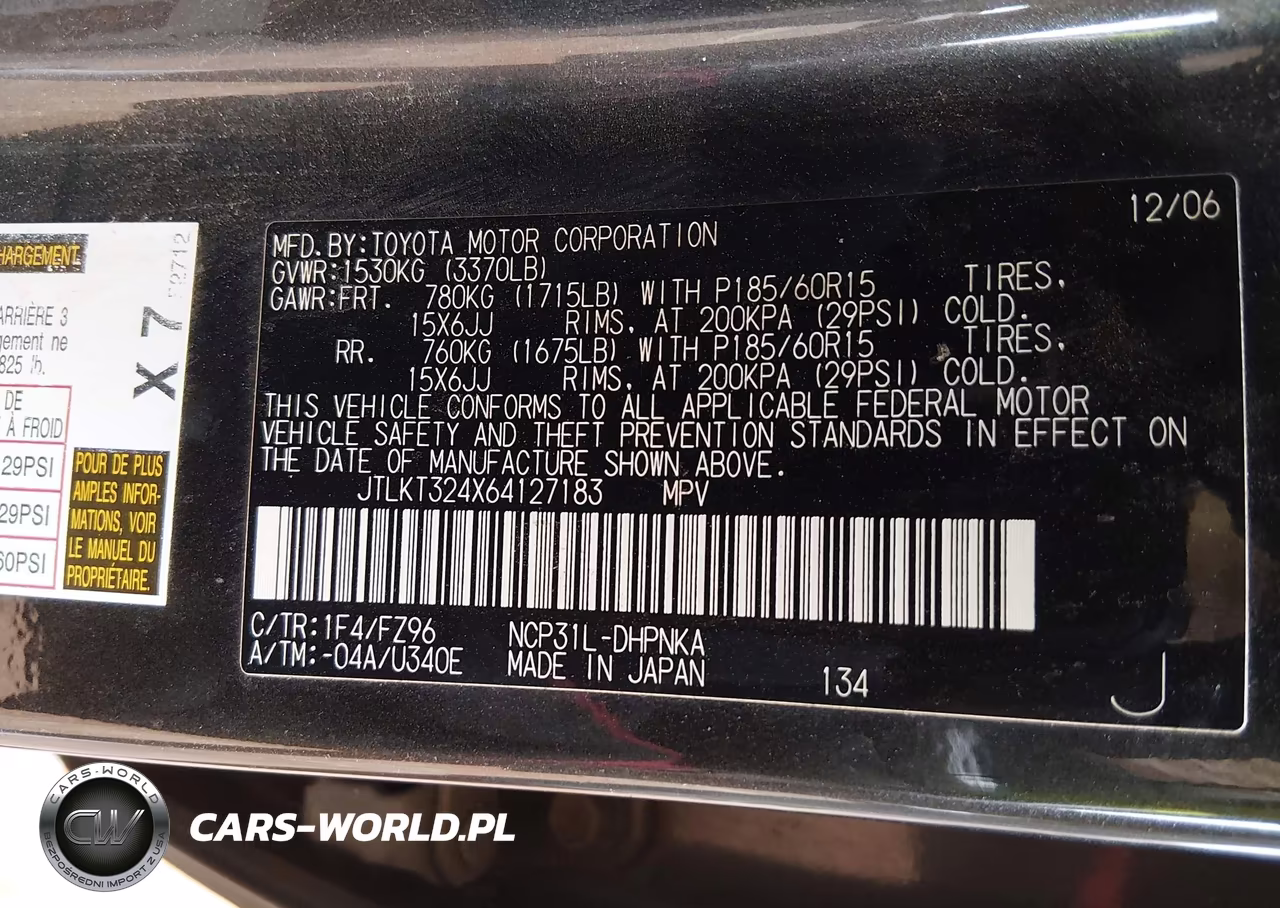 2006 Scion Xb VIN:JTLKT324X64127183 - 9