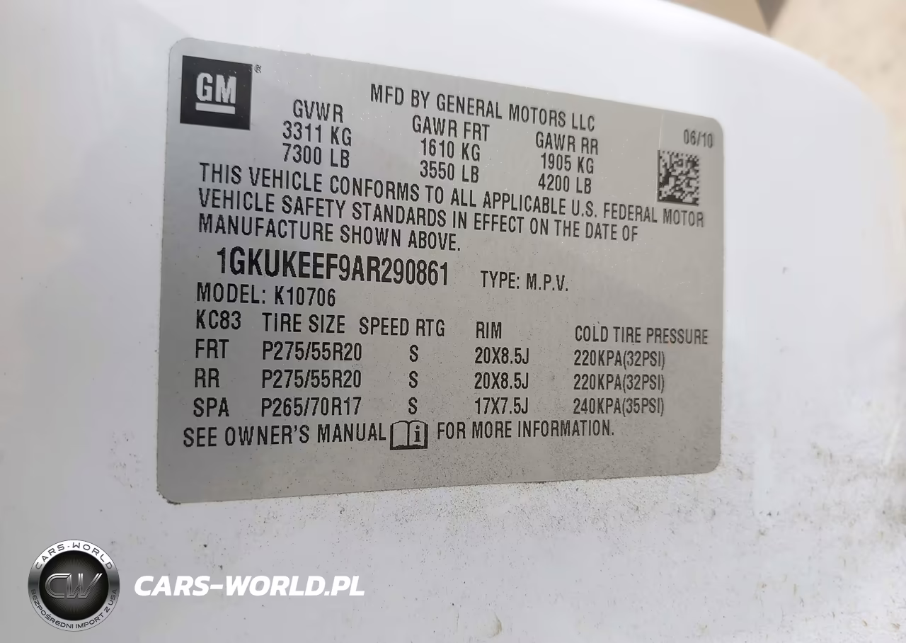 2010 GMC Yukon Denali VIN:1GKUKEEF9AR290861 - 9