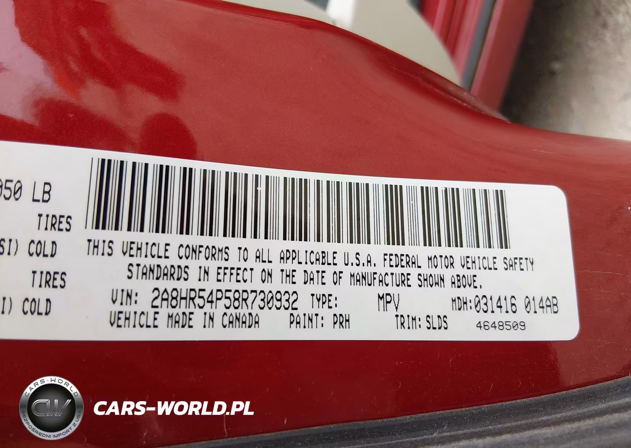 2008 Chrysler Town & Country Touring VIN:2A8HR54P58R730932 - 9