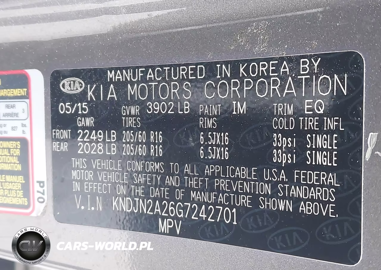 2016 Kia Soul VIN:KNDJN2A26G7242701 - 9