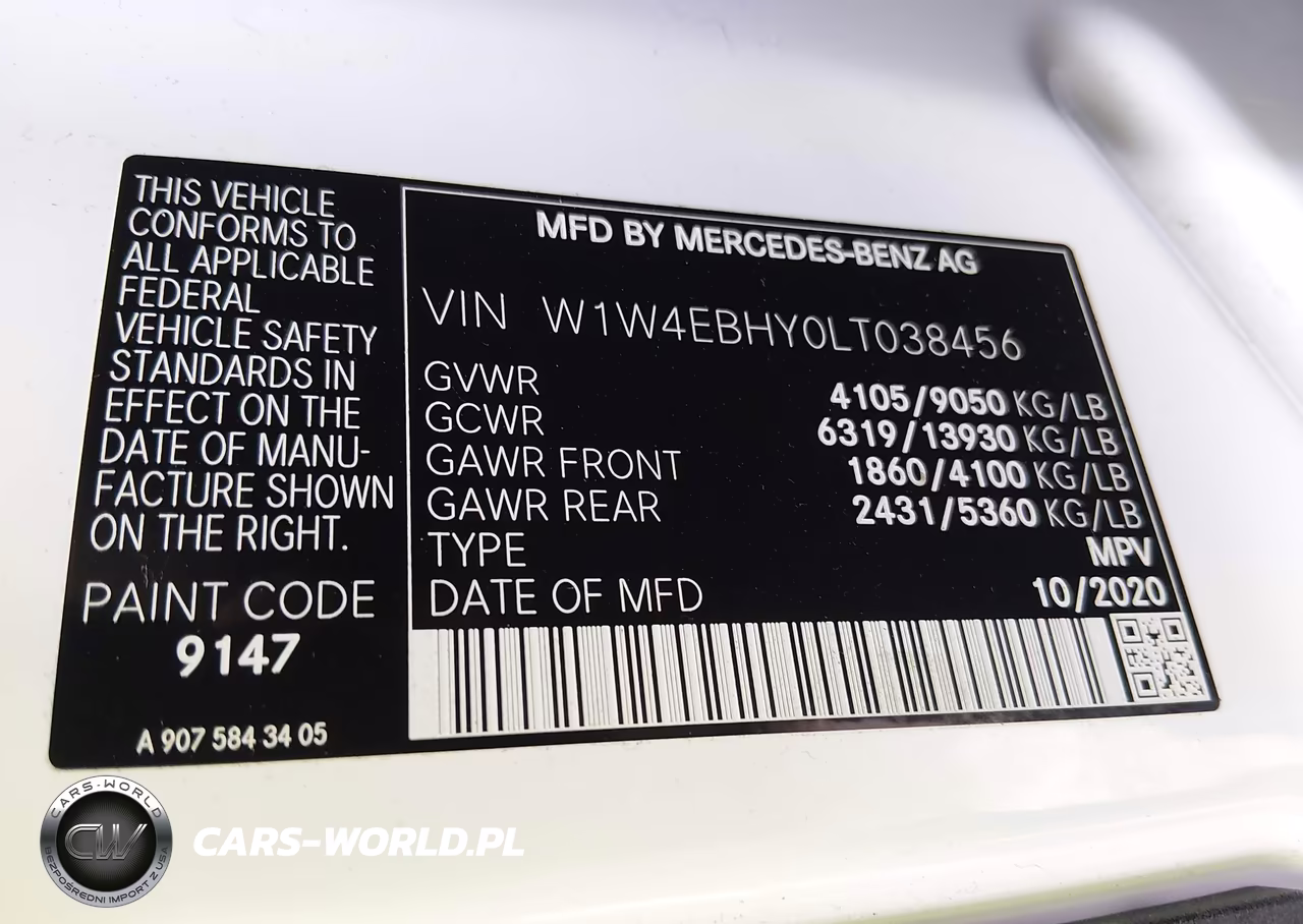 2020 Mercedes-Benz Sprinter 2500 Standard Roof V6 VIN:W1W4EBHY0LT038456 - 9
