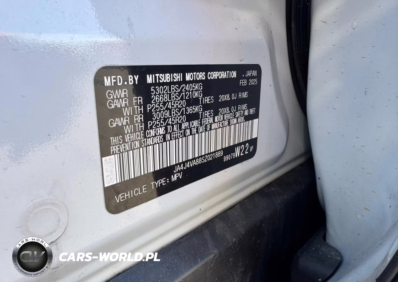 2025 Mitsubishi Outlander Se 2.5 S-Awc-Trail Edition S-Awc VIN:JA4J4VA88SZ021889 - 9