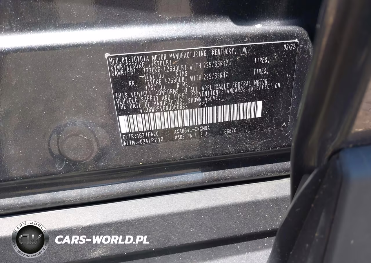 2022 Toyota Rav4 Hybrid Xle VIN:4T3RWRFV6NU060882 - 9