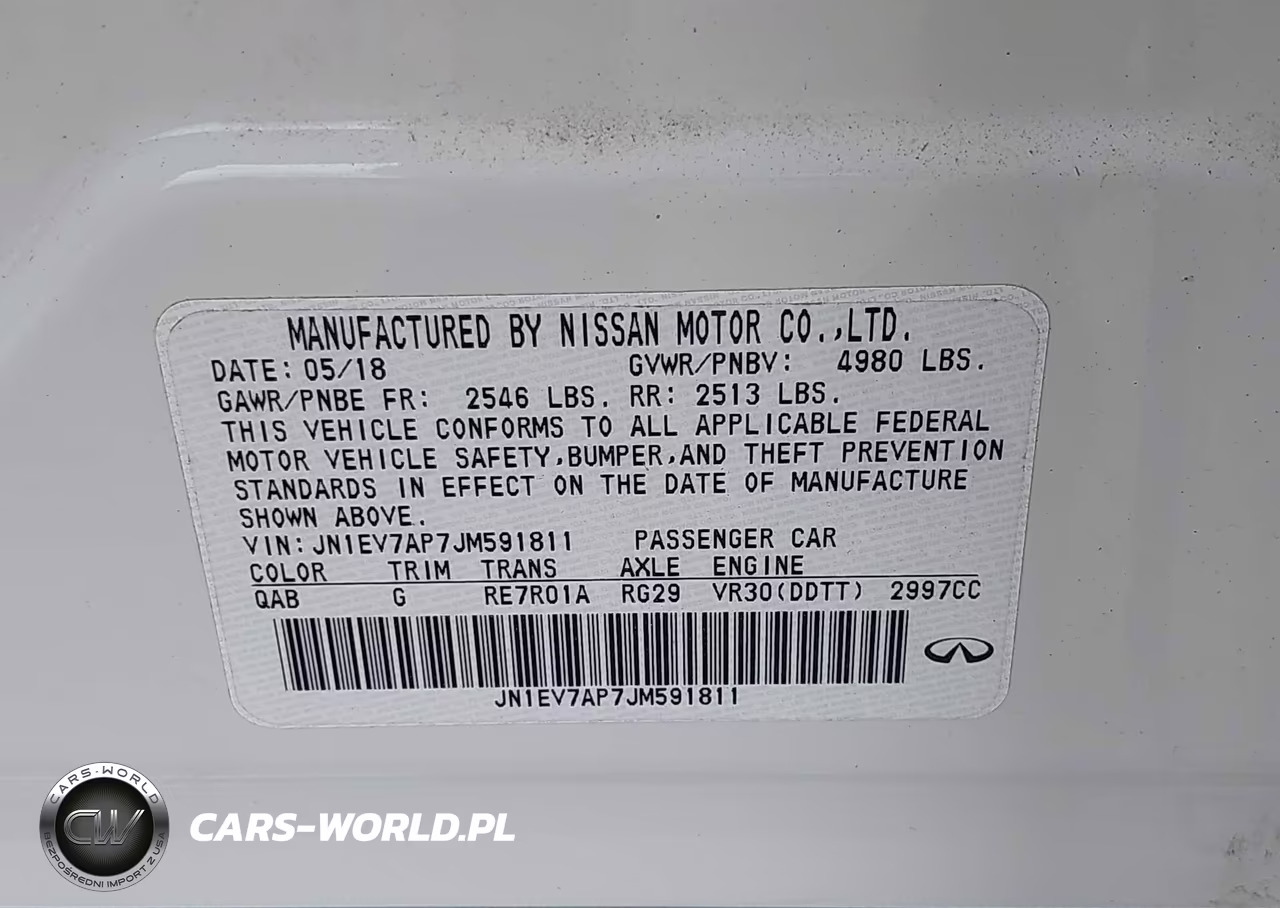 2018 Infiniti Q50 3.0T Sport VIN:JN1EV7AP7JM591811 - 9