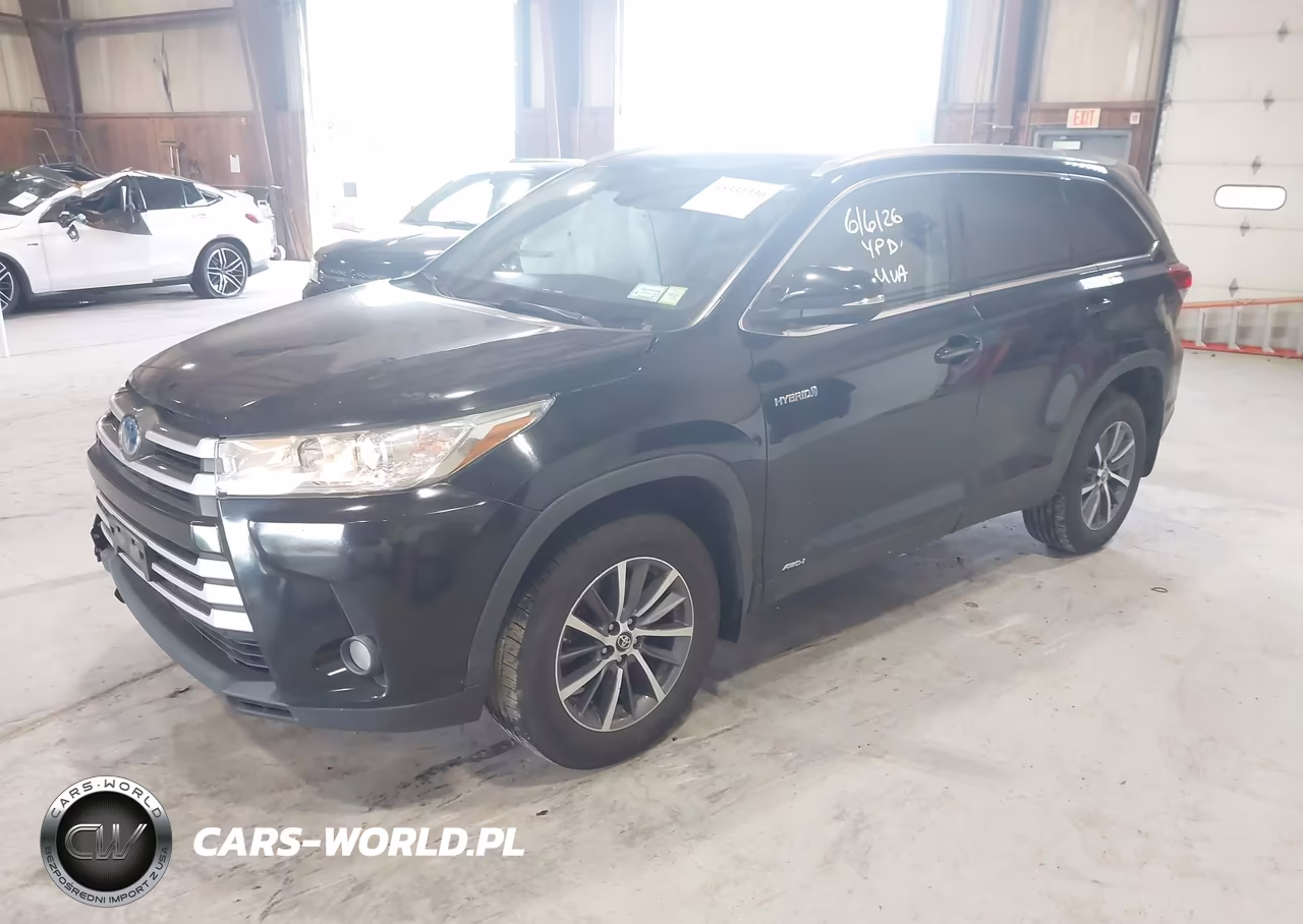 2019 Toyota Highlander Hybrid Xle VIN:5TDJGRFH6KS065744 - 2