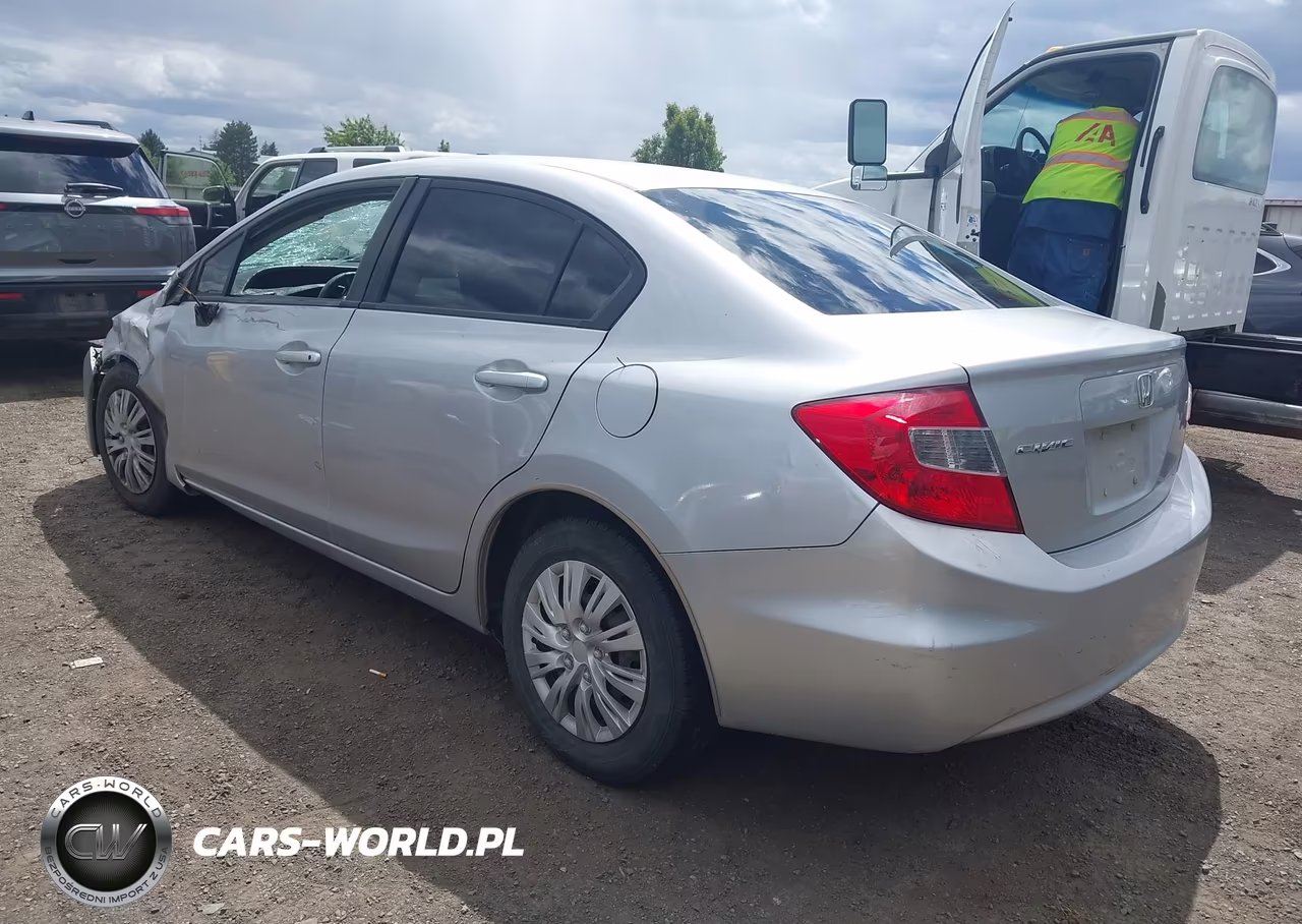 2012 Honda Civic Lx VIN:19XFB2F59CE381684 - 3