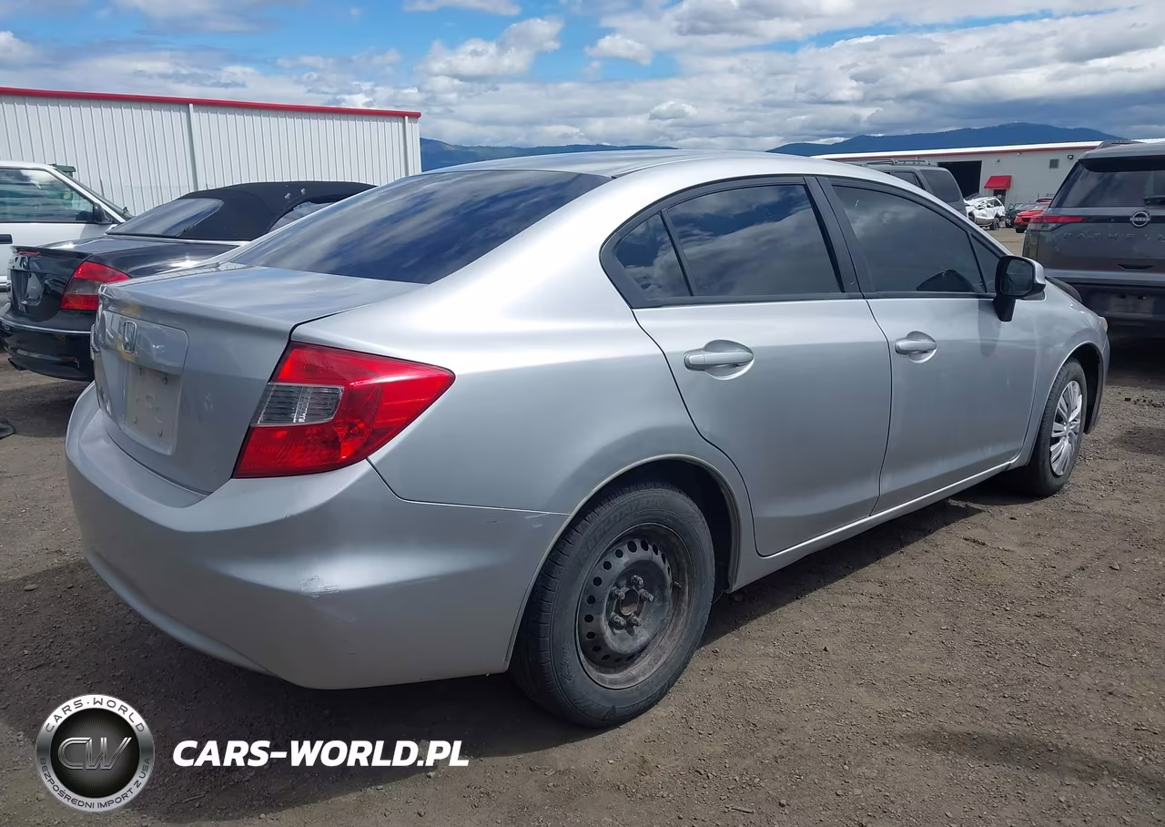 2012 Honda Civic Lx VIN:19XFB2F59CE381684 - 4