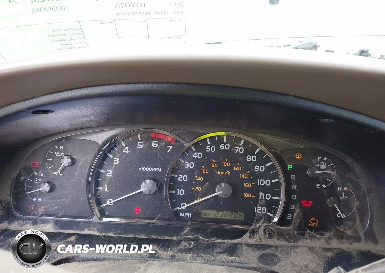 2007 Toyota Sequoia Limited V8 VIN:5TDBT48A97S280691 - 7