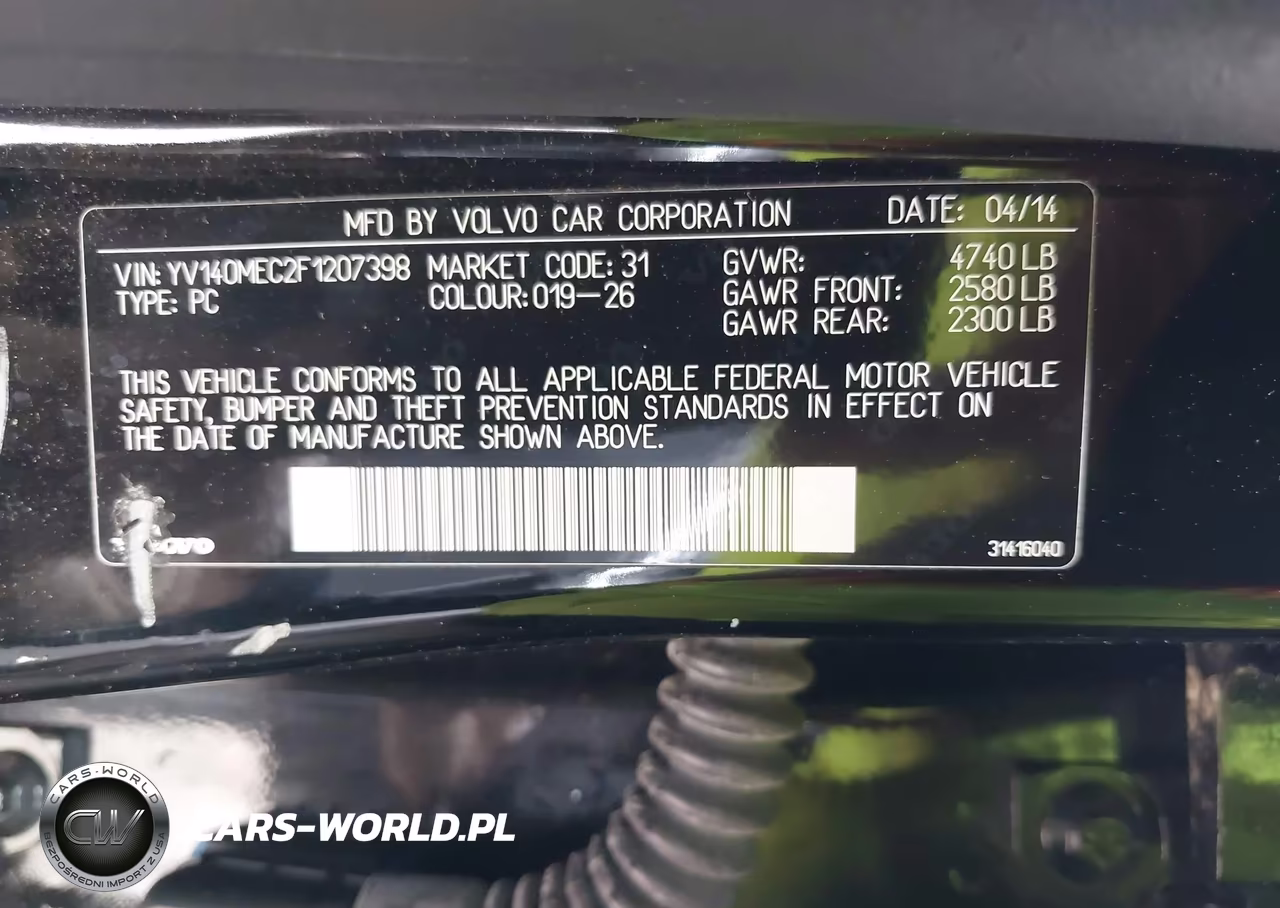 2015 Volvo V60 T5 Premier Plus VIN:YV140MEC2F1207398 - 9