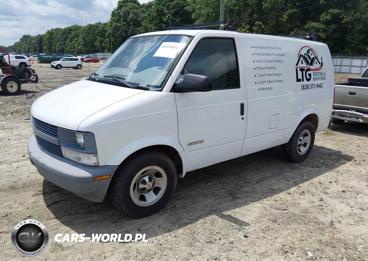 2002 Chevrolet Astro VIN:1GCDM19X42B116353 - 2