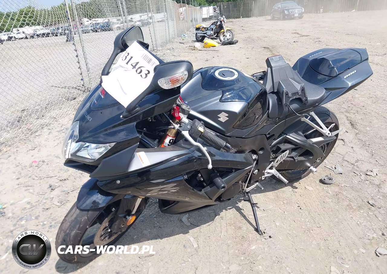 2008 Suzuki Gsx-R600 VIN:JS1GN7EA882106202 - 2
