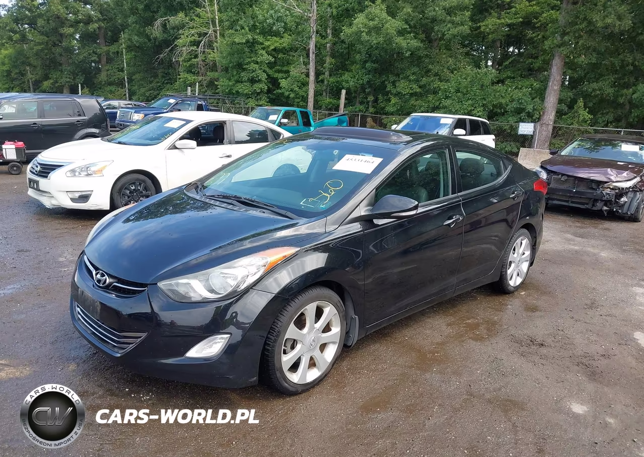 2013 Hyundai Elantra Limited VIN:5NPDH4AE9DH195536 - 2
