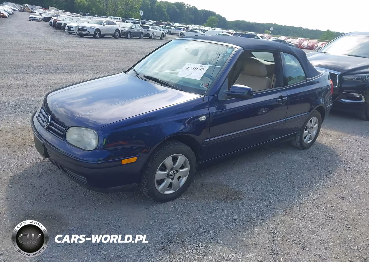 2002 Volkswagen Cabrio Glx VIN:3VWDC21V62M808834 - 2